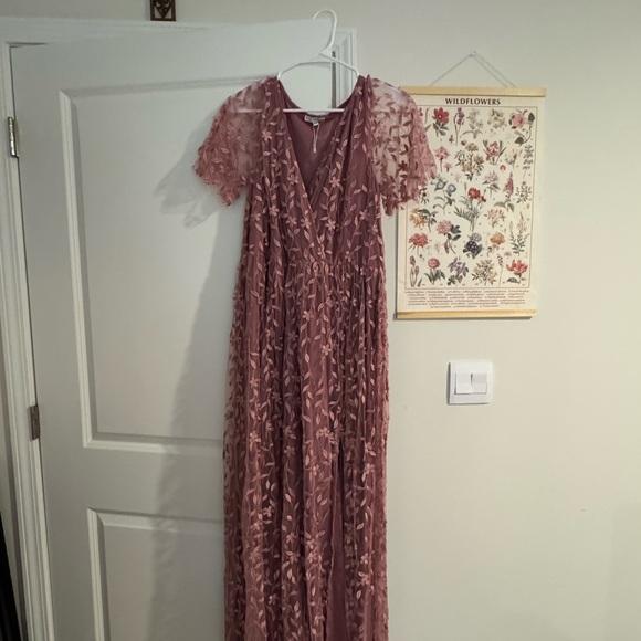 Baltic Born Mauve Lace Maxi Dress - Picture 2 of 6